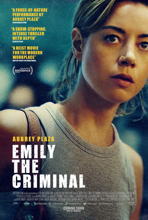 1000 piece jigsaw puzzle for the movie poster: Emily the Criminal (2022)