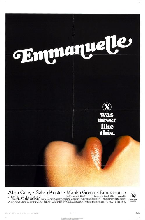 1000 piece jigsaw puzzle for the movie poster: Emmanuelle (1974)