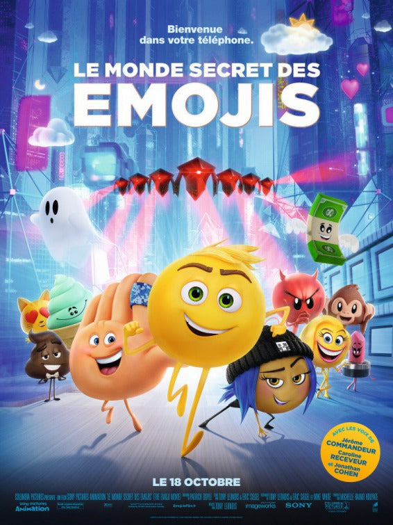 1000 piece jigsaw puzzle for the movie poster: The Emoji Movie (2017) ver14