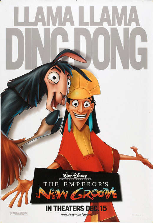 1000 piece jigsaw puzzle for the movie poster: The Emperor's New Groove (2000) ver4