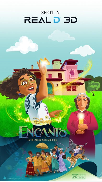 1000 piece jigsaw puzzle for the movie poster: Encanto (2021) ver20