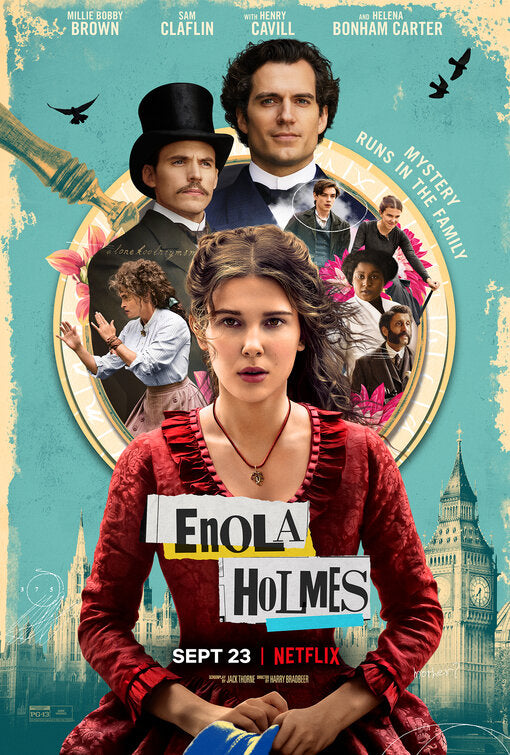 1000 piece jigsaw puzzle for tv poster: Enola Holmes
