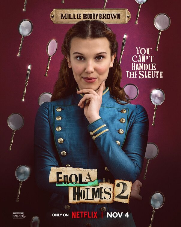1000 piece jigsaw puzzle for the movie poster: Enola Holmes 2 (2022) ver3
