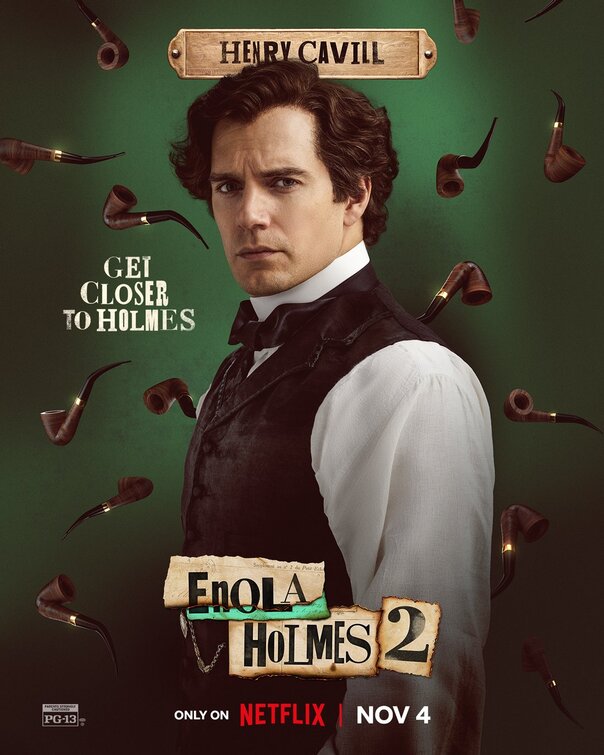 1000 piece jigsaw puzzle for the movie poster: Enola Holmes 2 (2022) ver4