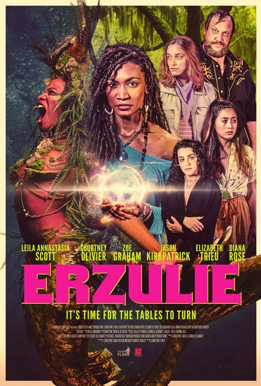 1000 piece jigsaw puzzle for the movie poster: Erzulie (2022)