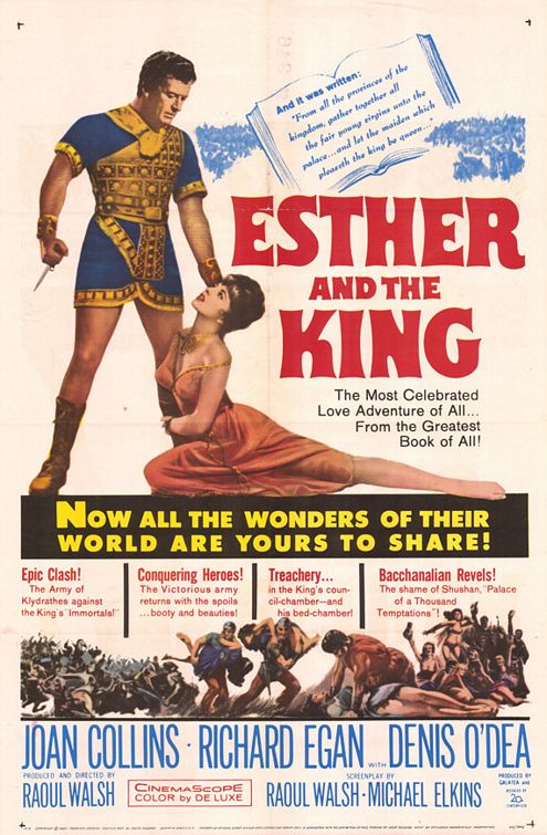 the movie poster: Esther and the King (1960)