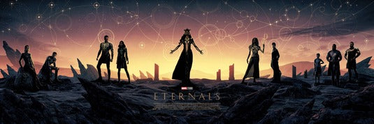1000 piece jigsaw puzzle for the movie poster: Eternals (2021) ver20