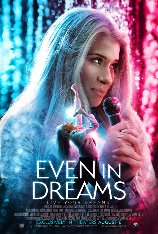1000 piece jigsaw puzzle for the movie poster: Even in Dreams (2021)