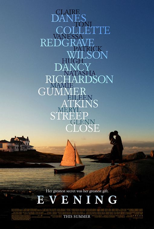 the movie poster: Evening (2007)