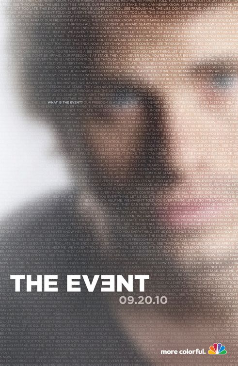 1000 piece jigsaw puzzle for tv poster: The Event