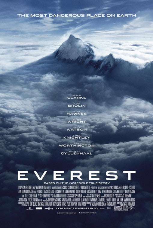 1000 piece jigsaw puzzle for the movie poster: Everest (2015)