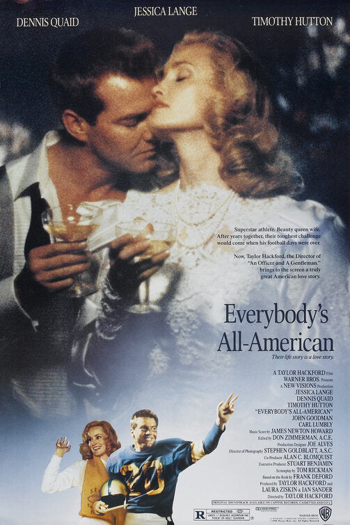 the movie poster: Everbody's All-American (1988)