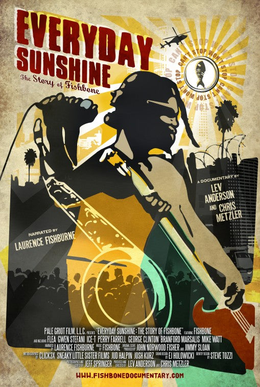 1000 piece jigsaw puzzle for the movie poster: Everyday Sunshine: The Story of Fishbone (2011)