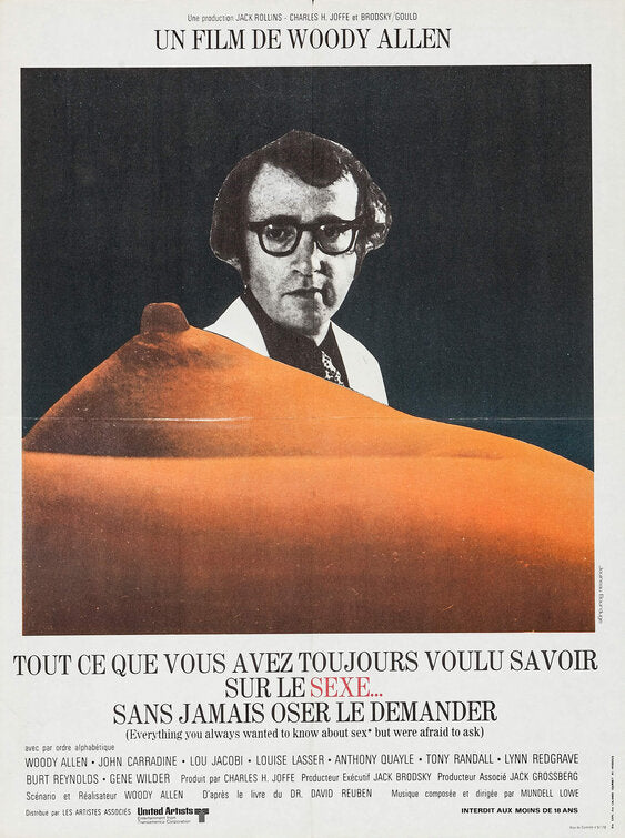 1000 piece jigsaw puzzle for the movie poster: Everything You Always Wanted to Know About Sex (But Were Afraid to Ask) (1972) ver4