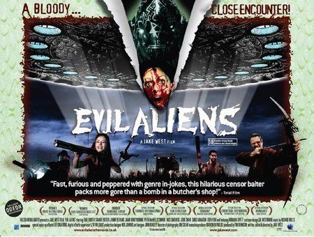the movie poster: Evil Aliens (2006)