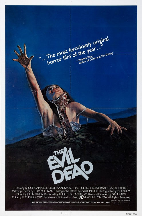 the movie poster: The Evil Dead (1981) ver1