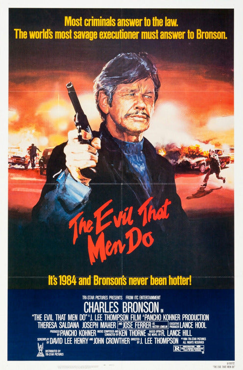 the movie poster: The Evil That Men Do (1984)