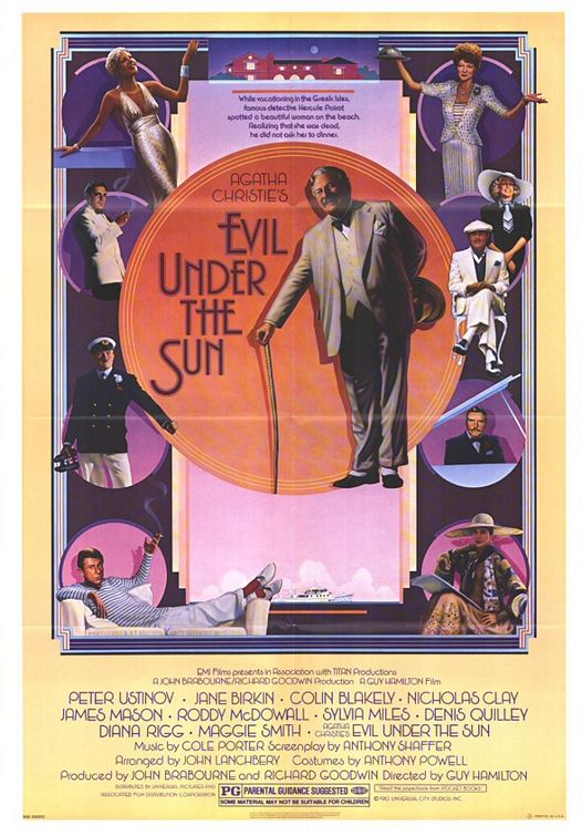 the movie poster: Evil Under the Sun (1982)