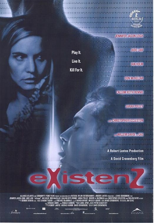 the movie poster: eXistenZ (1999) ver1