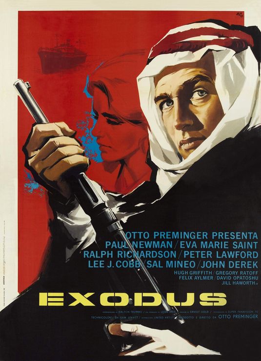 the movie poster: Exodus (1960) ver2
