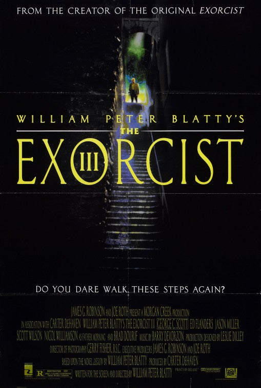 the movie poster: The Exorcist III (1990)