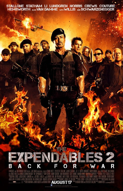 1000 piece jigsaw puzzle for the movie poster: The Expendables 2 (2012) ver15