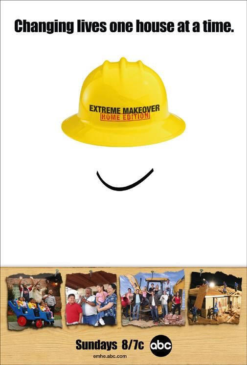 1000 piece jigsaw puzzle for tv poster: Extreme Makeover: Home Edition