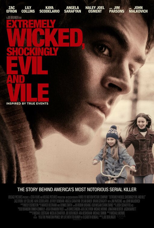 1000 piece jigsaw puzzle for the movie poster: Extremely Wicked, Shockingly Evil, and Vile (2019)