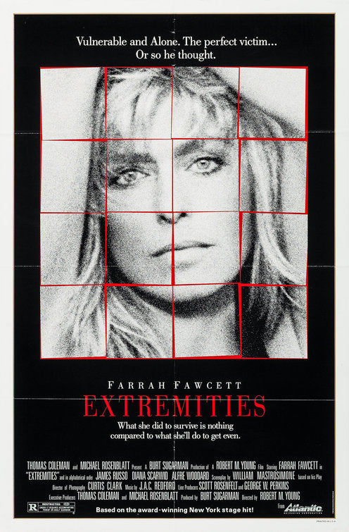 the movie poster: Extremities (1986)