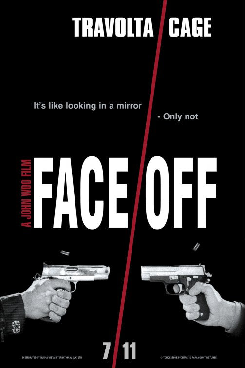 1000 piece jigsaw puzzle for the movie poster: Face/Off (1997) ver5
