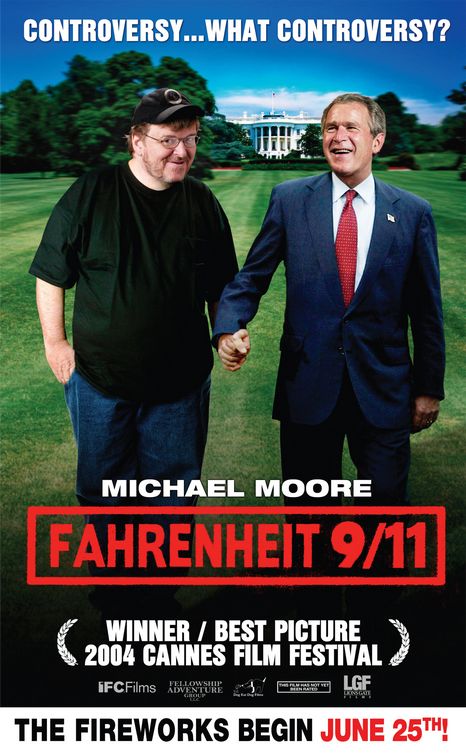 the movie poster: Fahrenheit 9/11 (2004) ver1