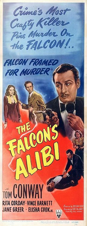 the movie poster: The Falcon's Alibi (1946)