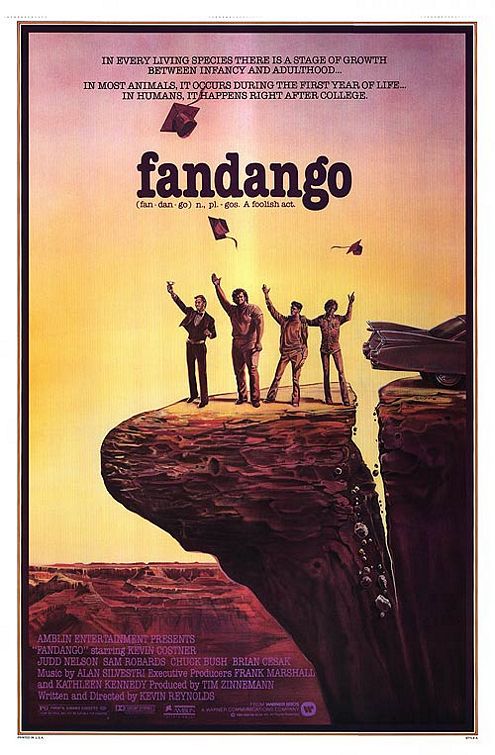 the movie poster: Fandango (1985)