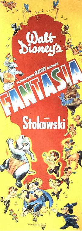the movie poster: Fantasia (1940) ver2