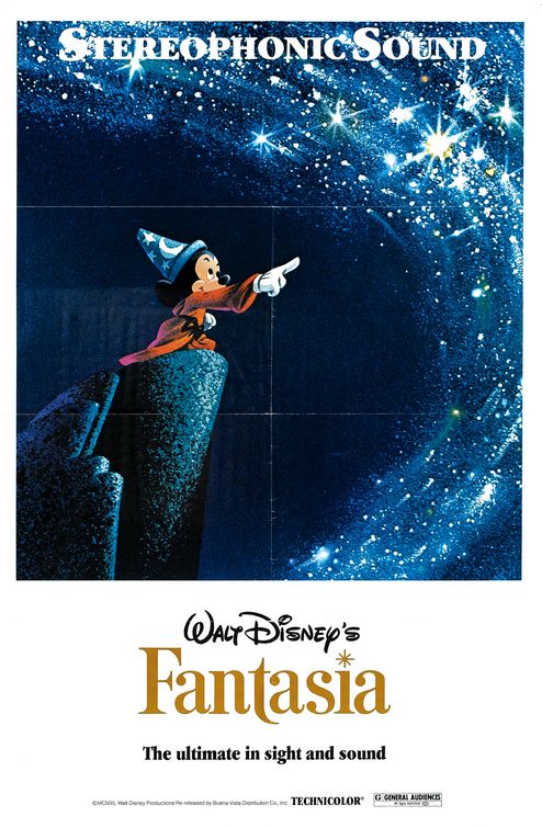 the movie poster: Fantasia (1940) ver6