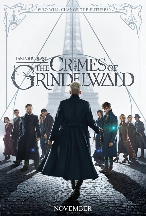 1000 piece jigsaw puzzle for the movie poster: Fantastic Beasts: The Crimes of Grindelwald (2018) ver14