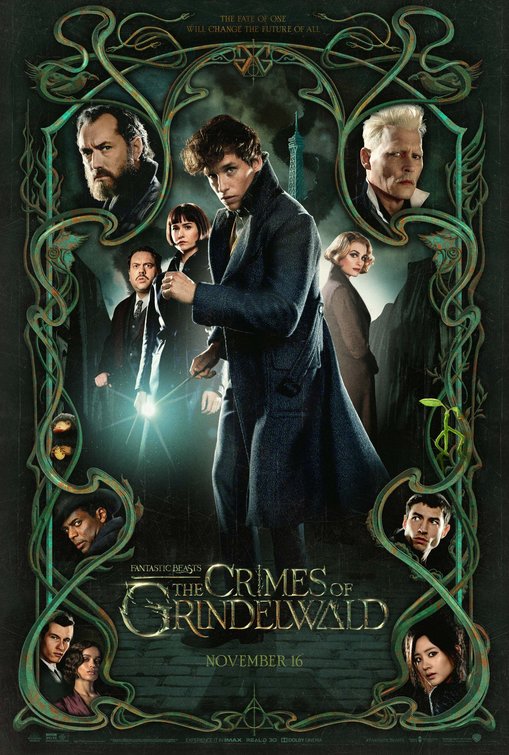 1000 piece jigsaw puzzle for the movie poster: Fantastic Beasts: The Crimes of Grindelwald (2018) ver20