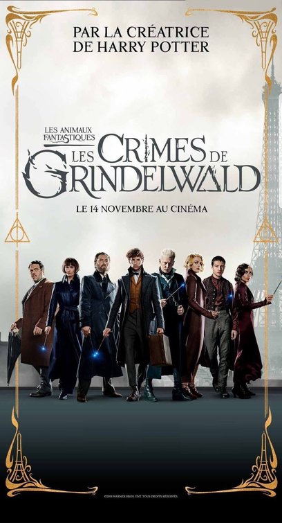 1000 piece jigsaw puzzle for the movie poster: Fantastic Beasts: The Crimes of Grindelwald (2018) ver22