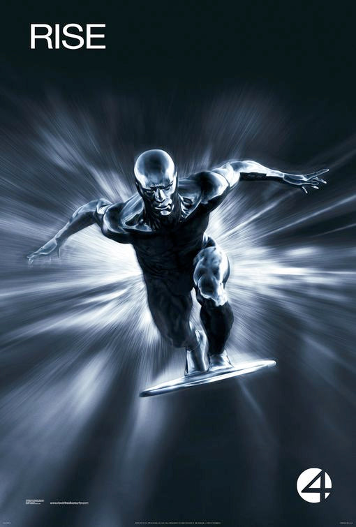 the movie poster: Fantastic Four: Rise of the Silver Surfer (2007)