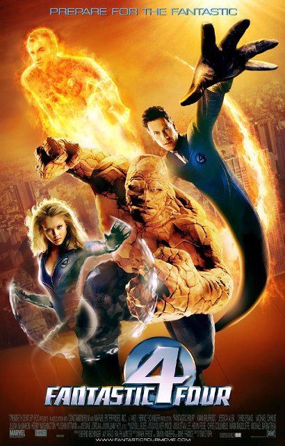the movie poster: Fantastic Four (2005) ver10