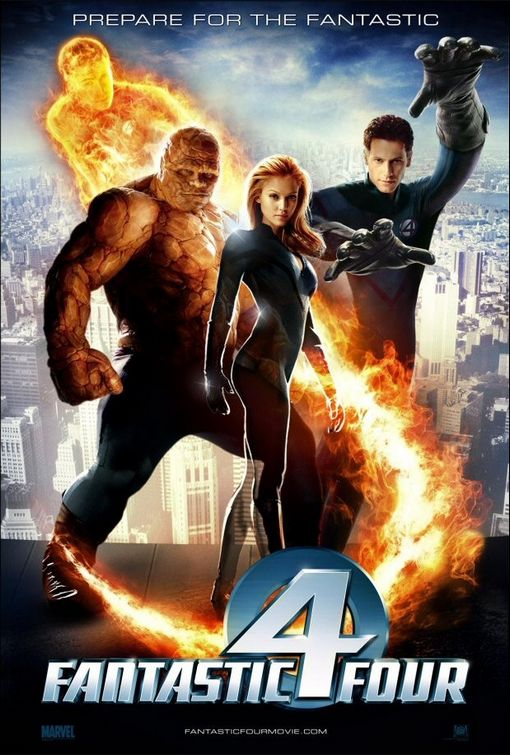 the movie poster: Fantastic Four (2005) ver3