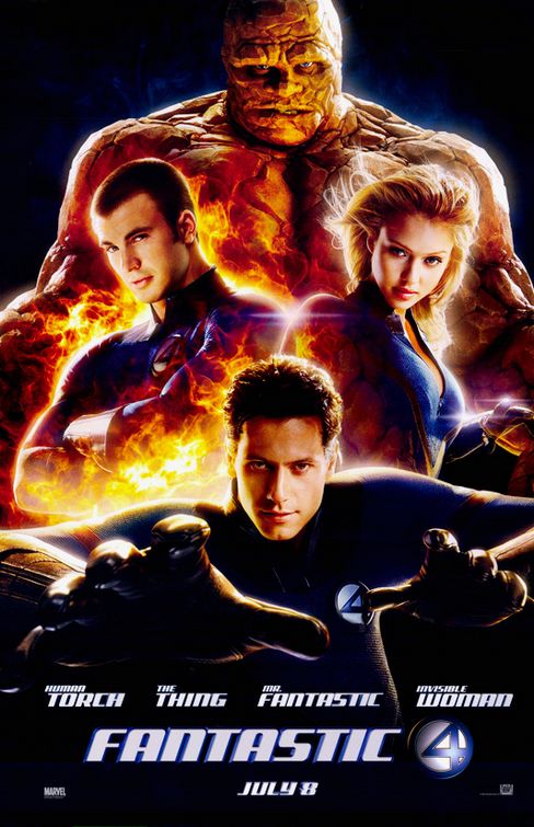 the movie poster: Fantastic Four (2005) ver4