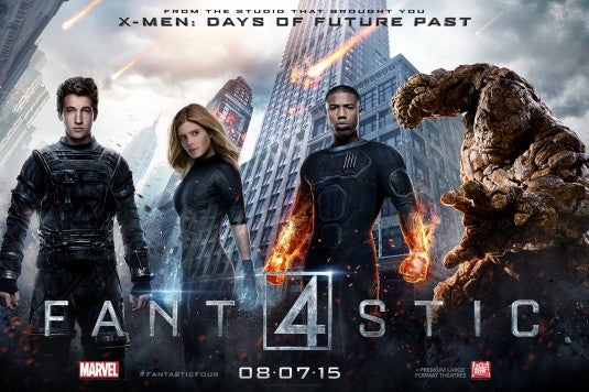 1000 piece jigsaw puzzle for the movie poster: The Fantastic Four (2015) ver4