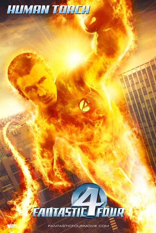 the movie poster: Fantastic Four (2005) ver7