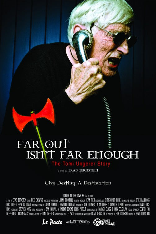 1000 piece jigsaw puzzle for the movie poster: Far Out Isn't Far Enough: The Tomi Ungerer Story (2012)
