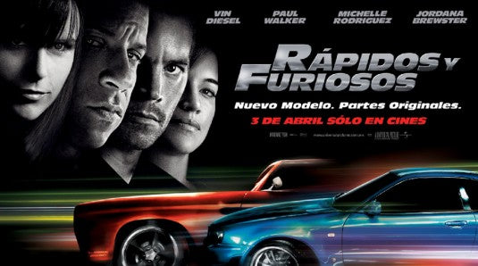 1000 piece jigsaw puzzle for the movie poster: Fast & Furious (2009) ver6