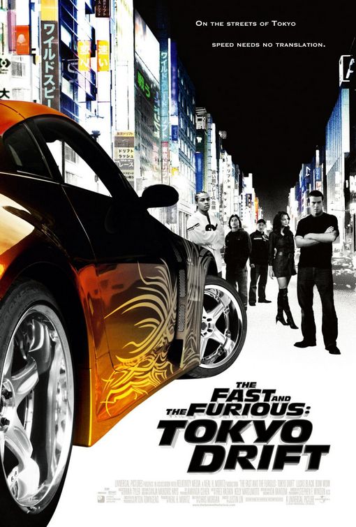 the movie poster: The Fast and the Furious: Tokyo Drift (2006)
