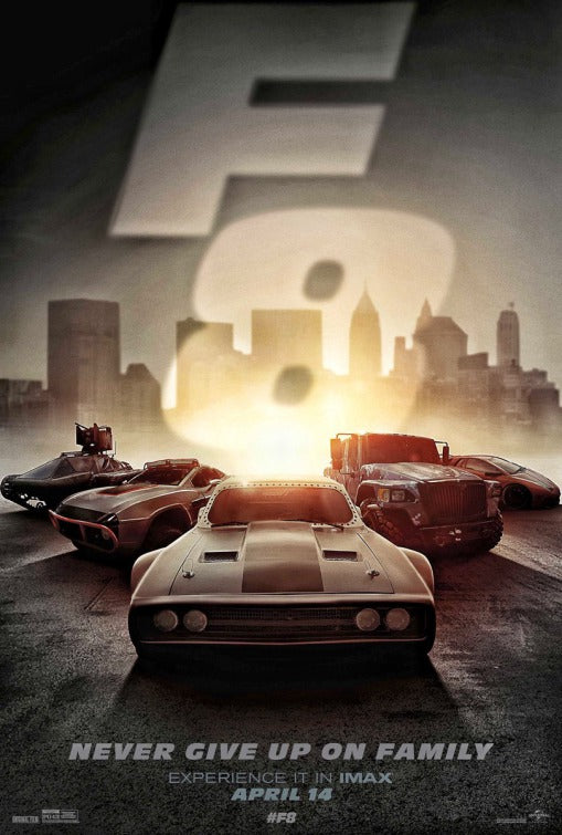 1000 piece jigsaw puzzle for the movie poster: The Fate of the Furious (2017) ver9