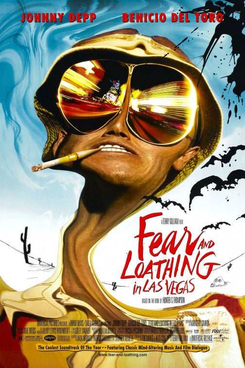 1000 piece jigsaw puzzle for the movie poster: Fear and Loathing in Las Vegas (1998)