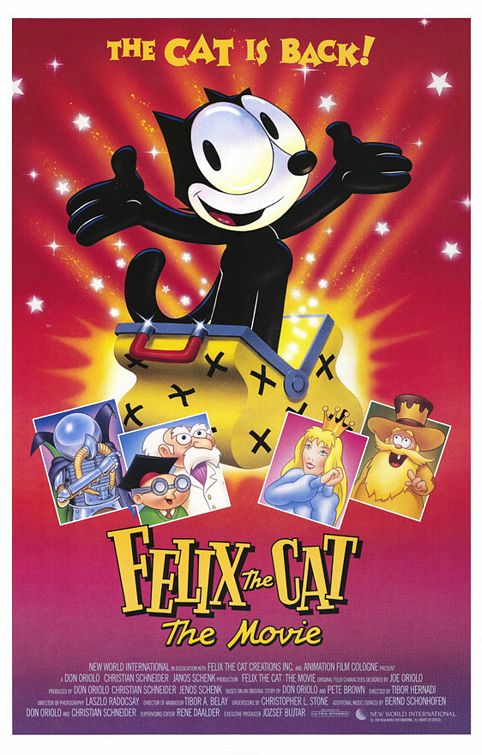 the movie poster: Felix the Cat: The Movie (1991)